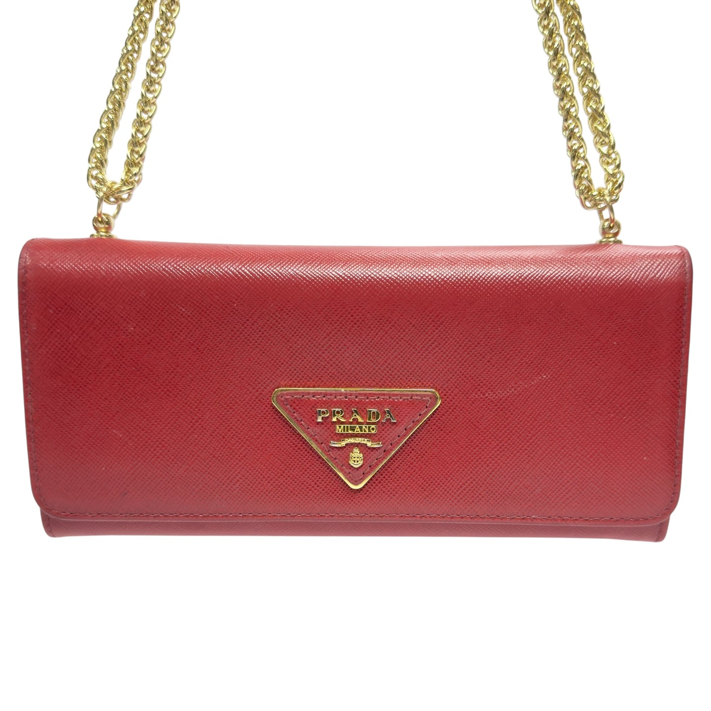 PRADA *自加鏈＞送無品牌扣＋無品牌鏈帶* 2用包