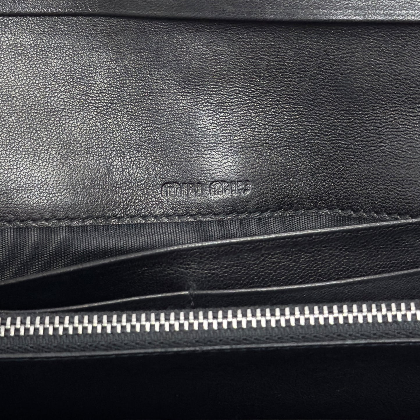 MIU MIU *自加鏈＞送無品牌扣＋無品牌鏈帶* 水鑽 2用袋