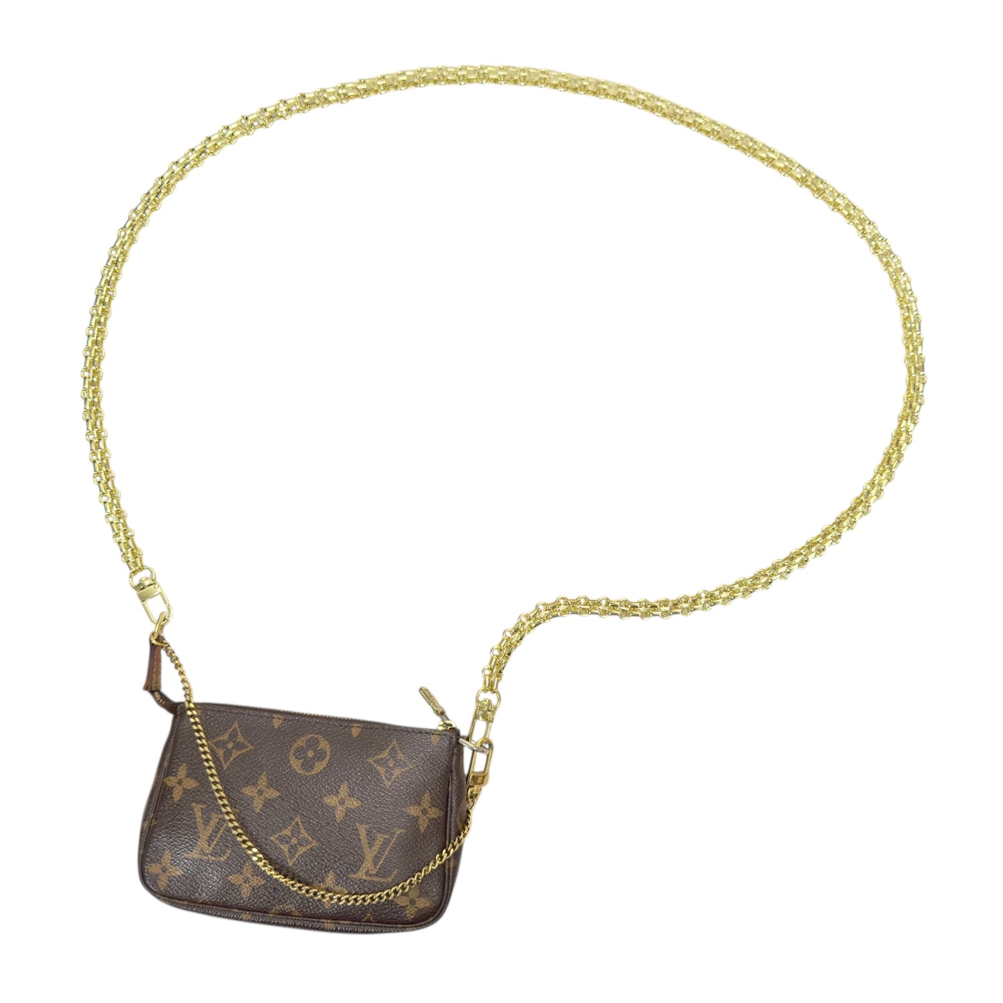 LOUIS VUITTON *自加鏈＞送無品牌鏈帶* Pochette Accessoire 小手袋