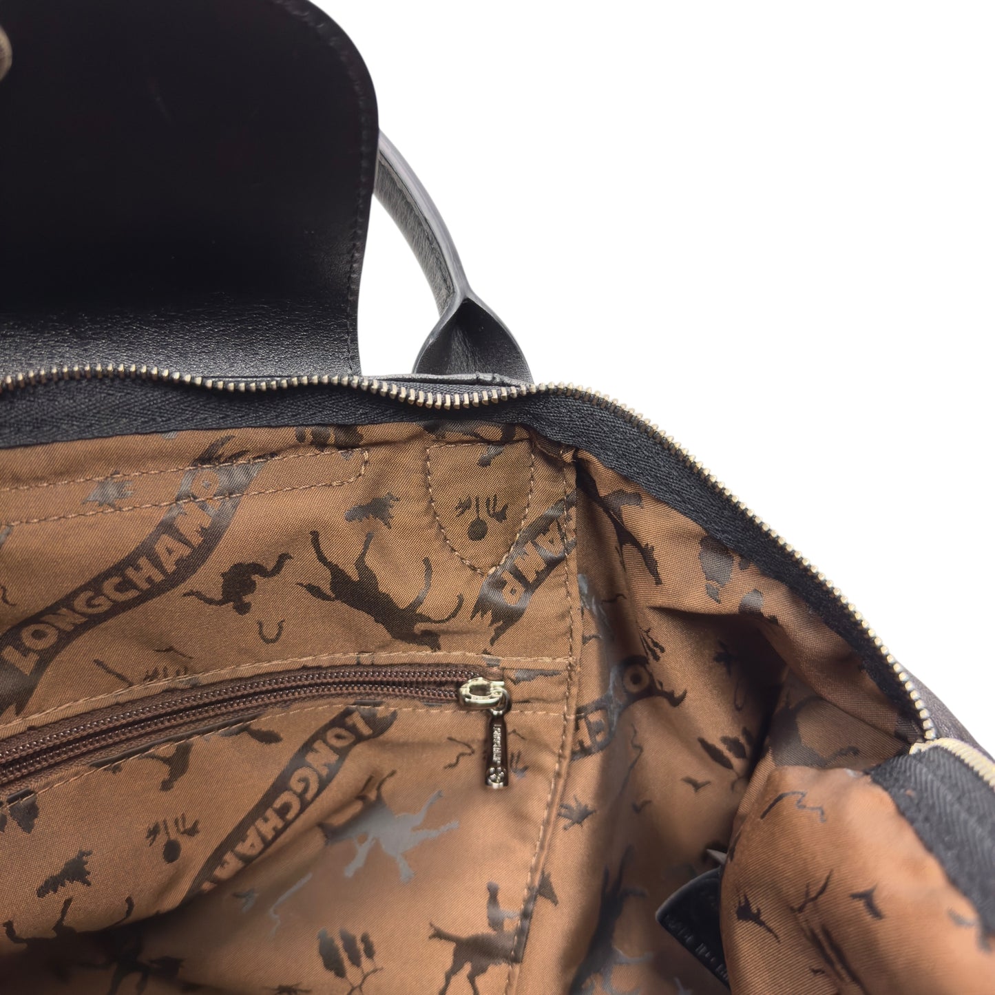 LONGCHAMP Pliage 皮革 2用袋