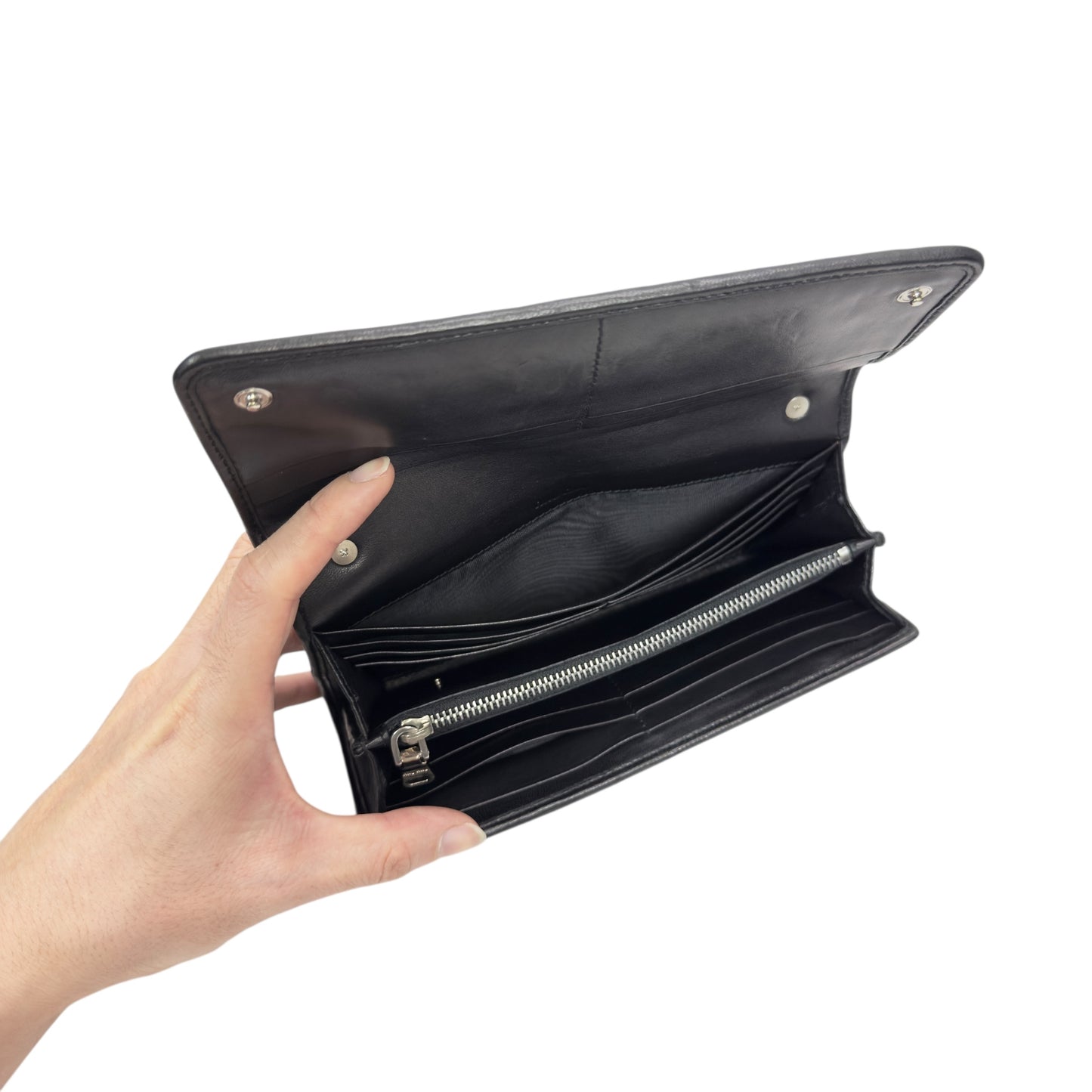 MIU MIU *自加鏈＞送無品牌扣＋無品牌鏈帶* 水鑽 2用袋