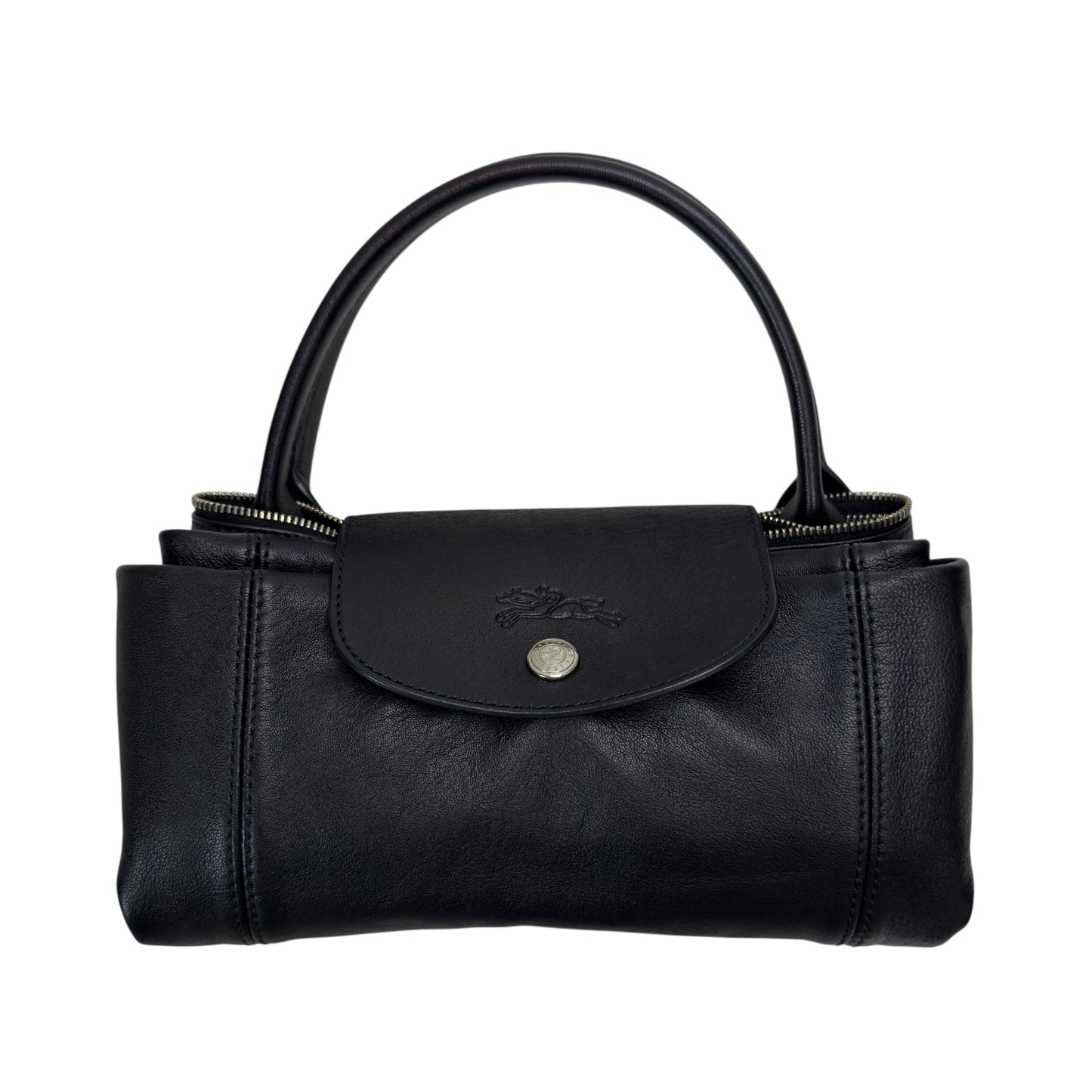 LONGCHAMP Pliage 皮革 2用袋