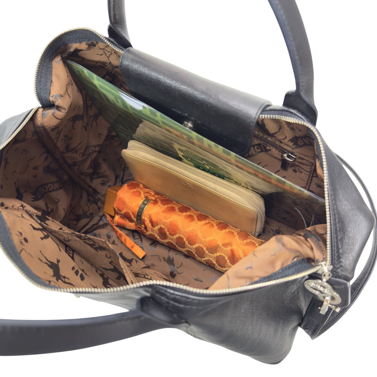 LONGCHAMP Pliage 皮革 2用袋