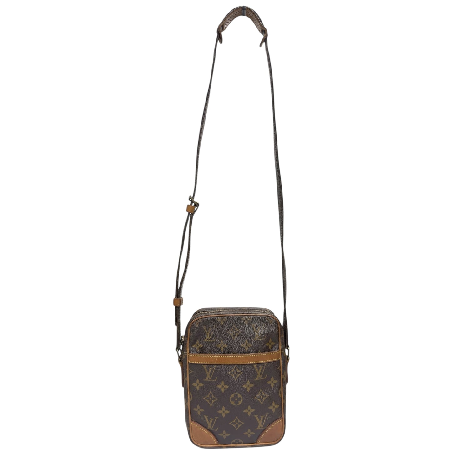 LOUIS VUITTON 中古 Danube 老花 斜揹袋