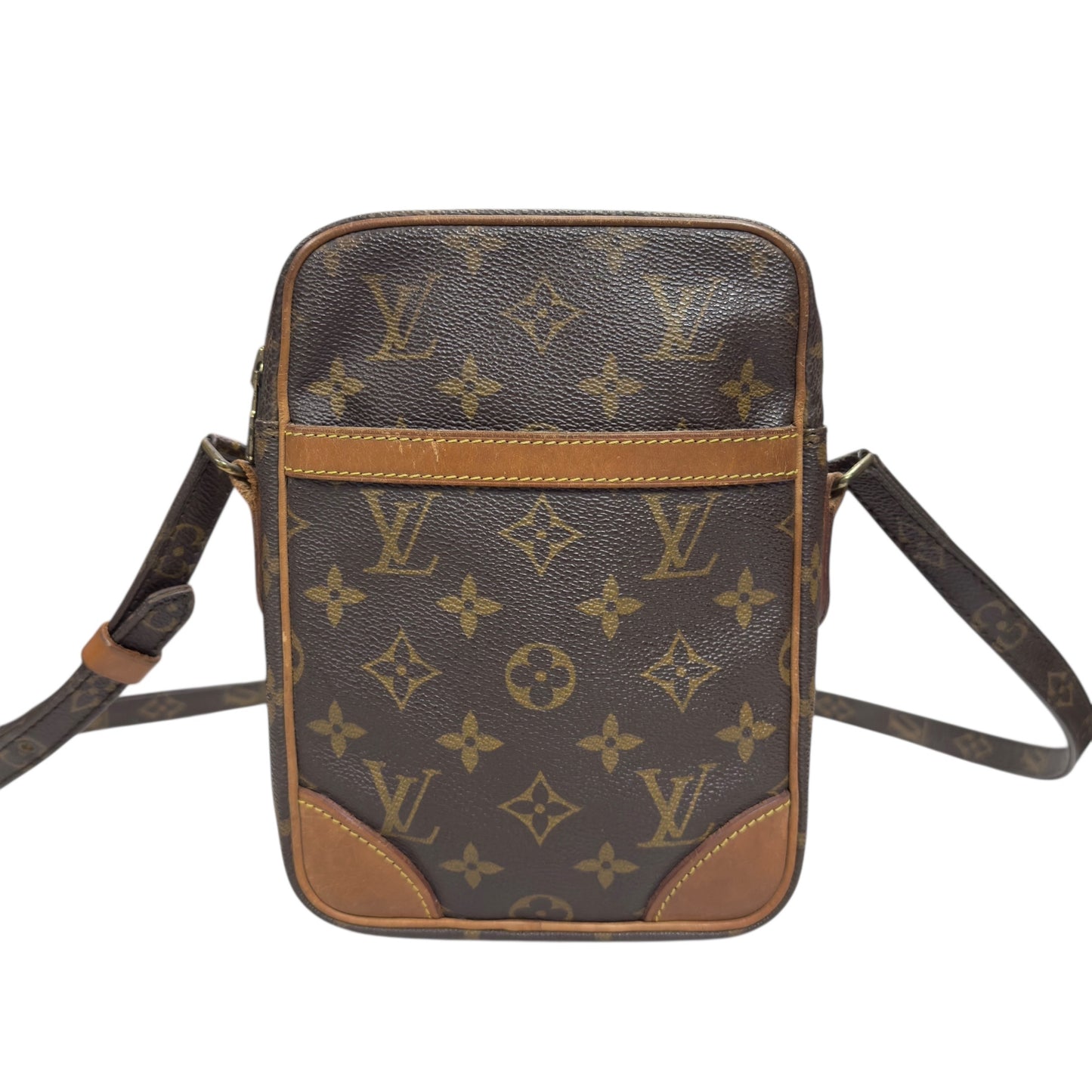 LOUIS VUITTON 中古 Danube 老花 斜揹袋