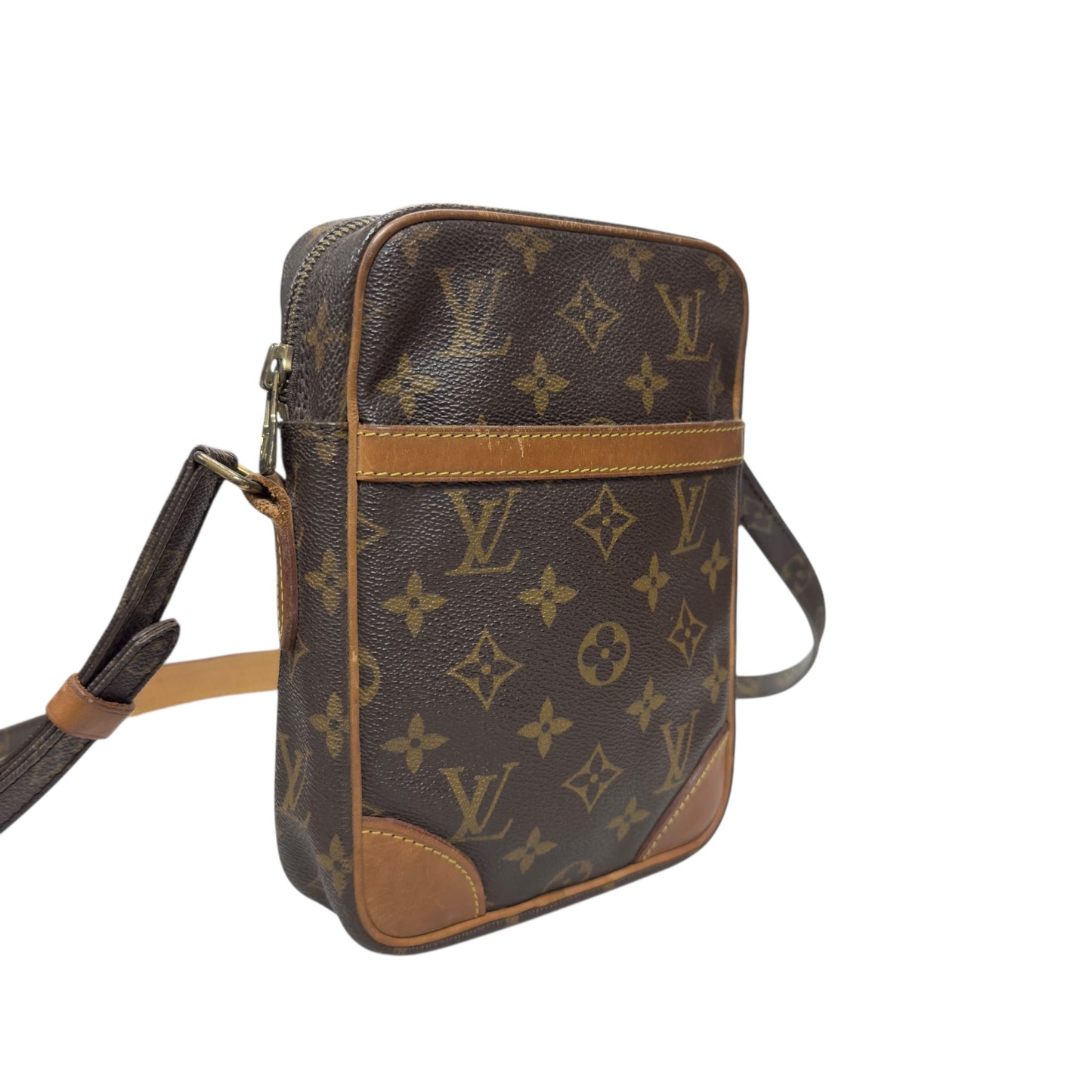 LOUIS VUITTON 中古 Danube 老花 斜揹袋
