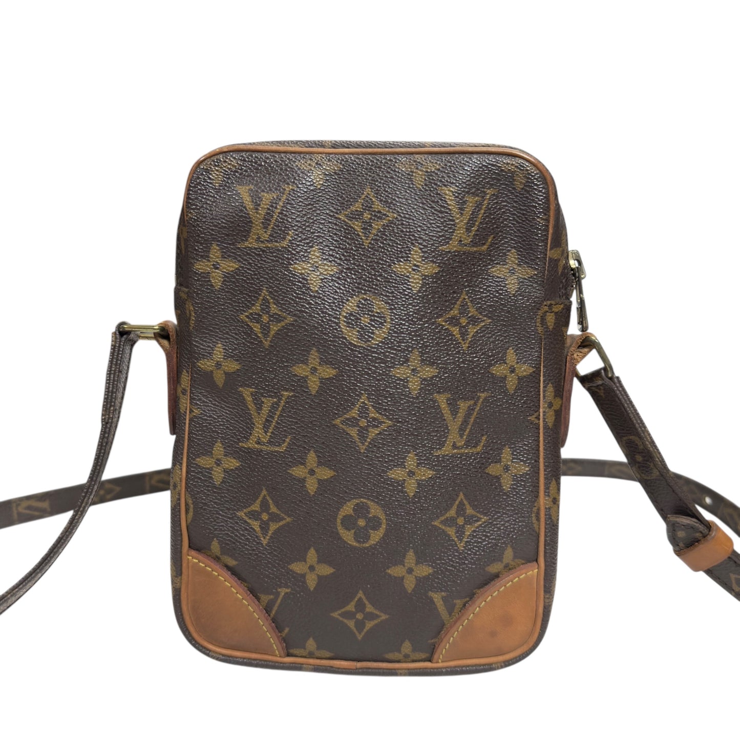 LOUIS VUITTON 中古 Danube 老花 斜揹袋