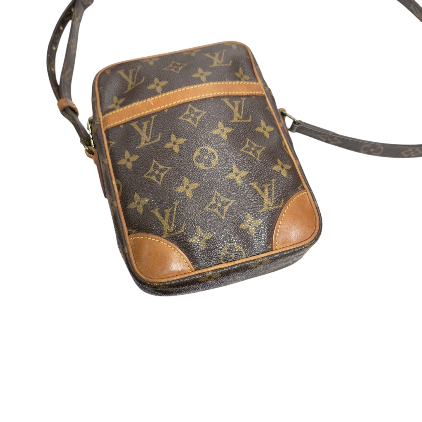 LOUIS VUITTON 中古 Danube 老花 斜揹袋