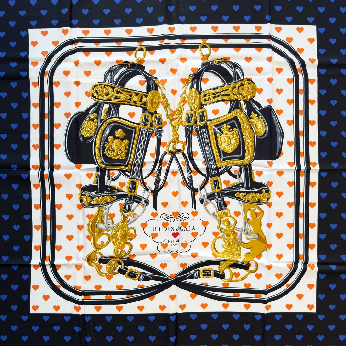 HERMES Brides de Gala Love 💗愛心限定💗 絲巾