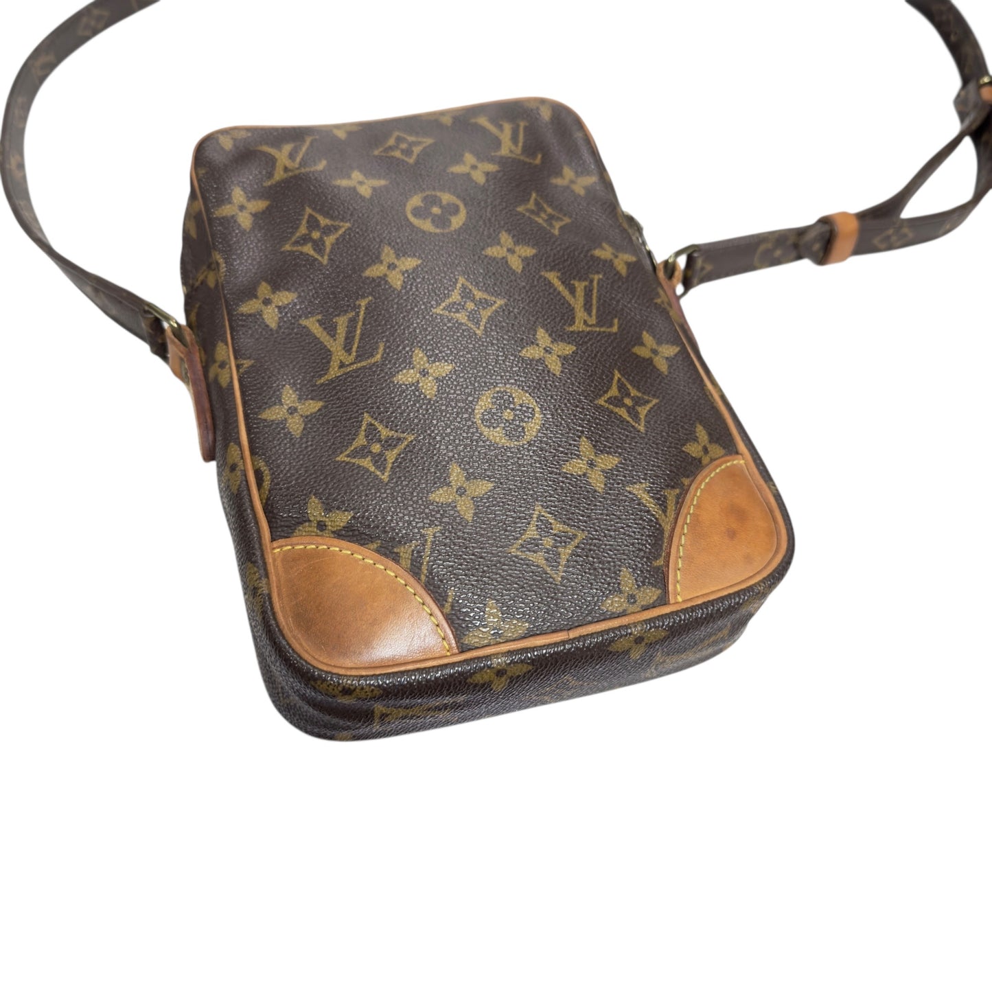 LOUIS VUITTON 中古 Danube 老花 斜揹袋