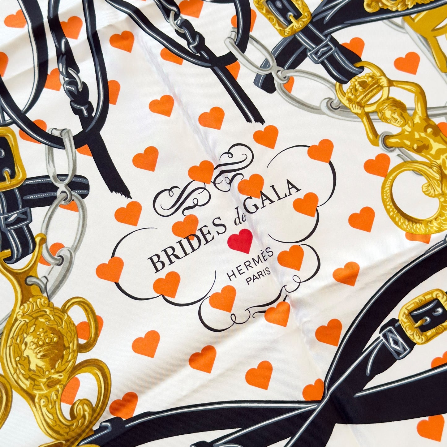 HERMES Brides de Gala Love 💗愛心限定💗 絲巾