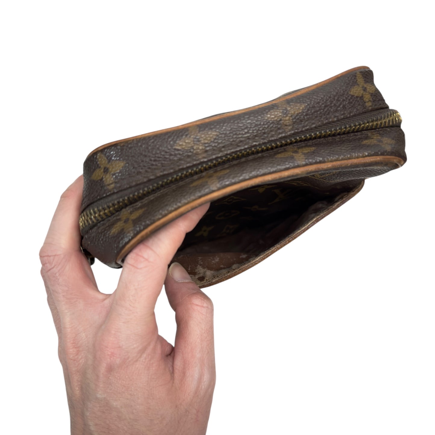 LOUIS VUITTON 中古 Danube 老花 斜揹袋