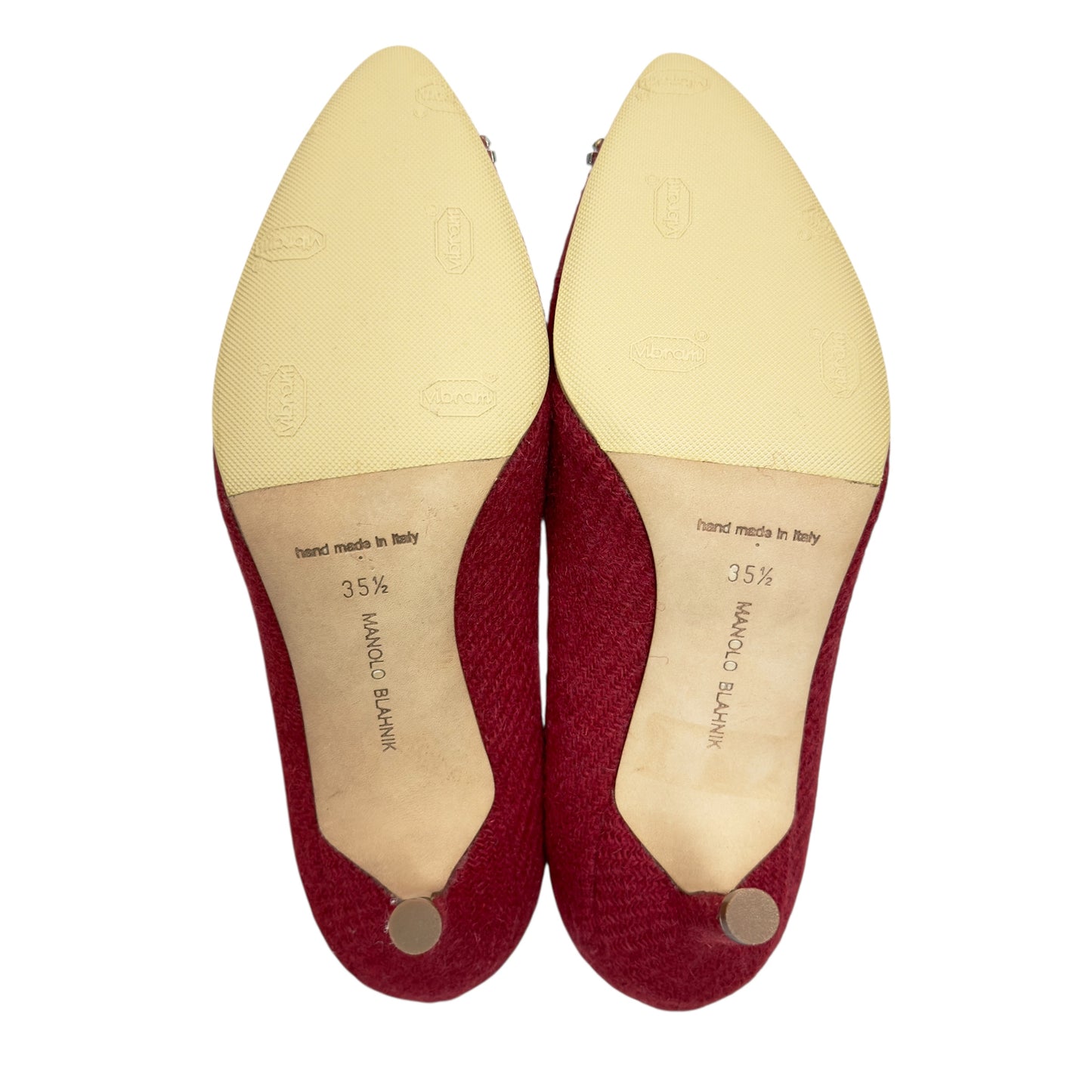 Manolo Blahnik 水鑽扣 高踭鞋 65mm