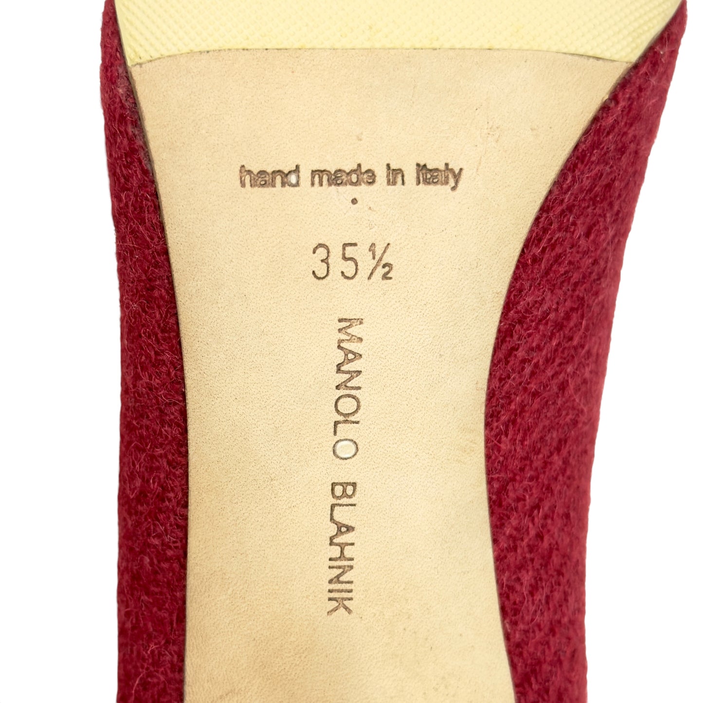 Manolo Blahnik 水鑽扣 高踭鞋 65mm