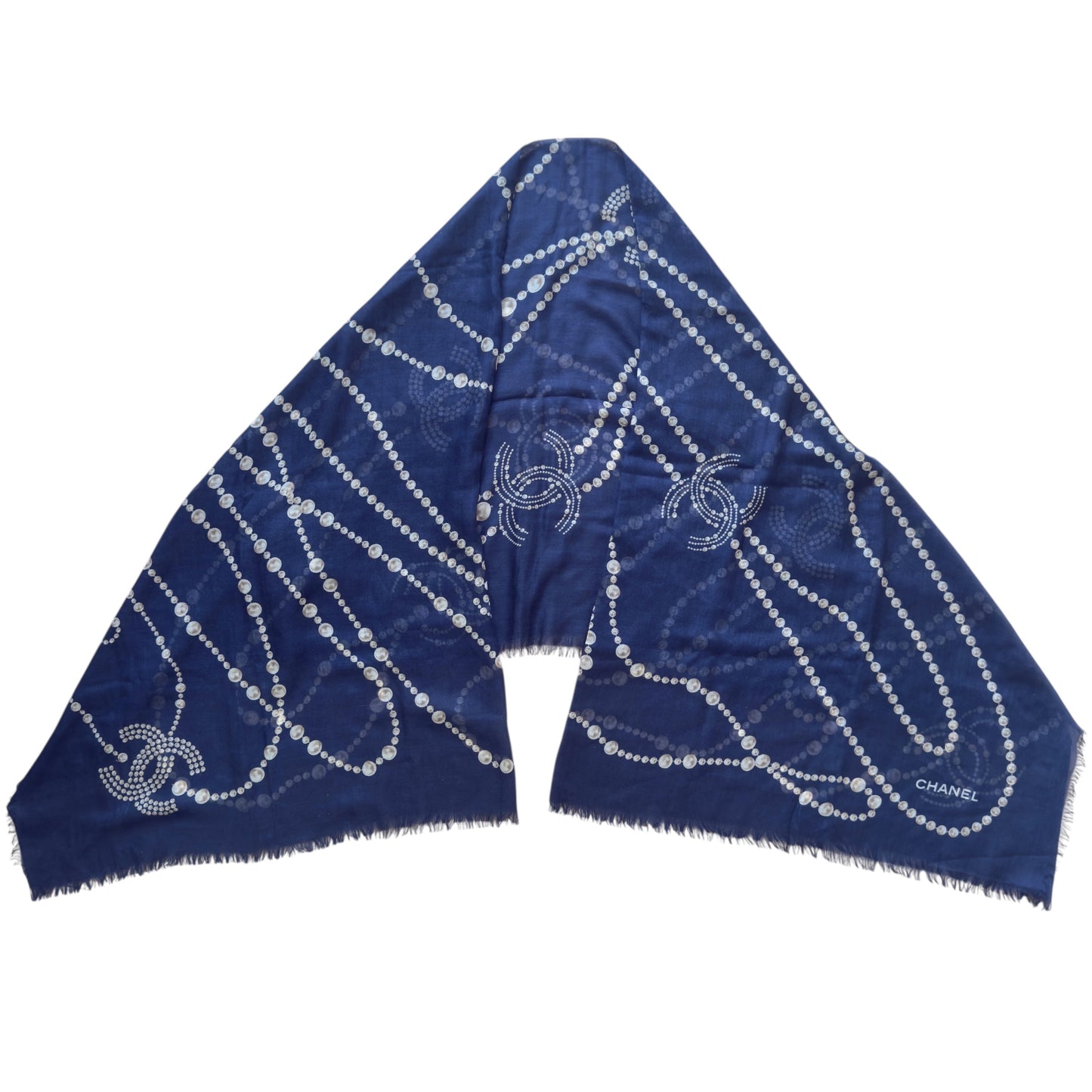 CHANEL CC 羊絨 圍巾