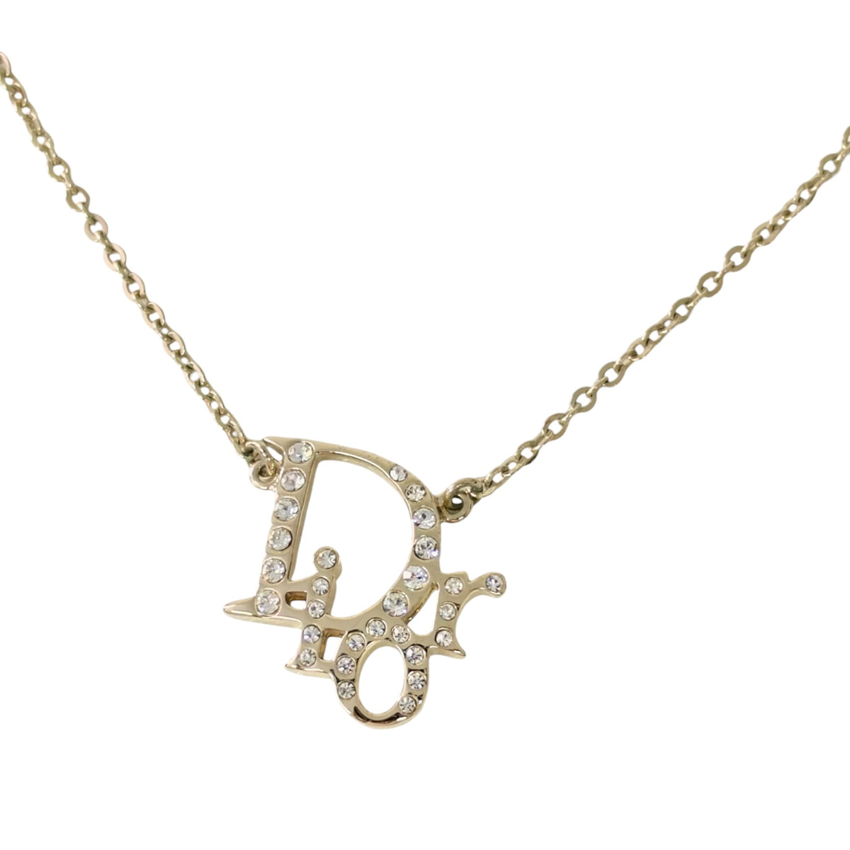 DIOR Oblique 水鑽 頸鏈