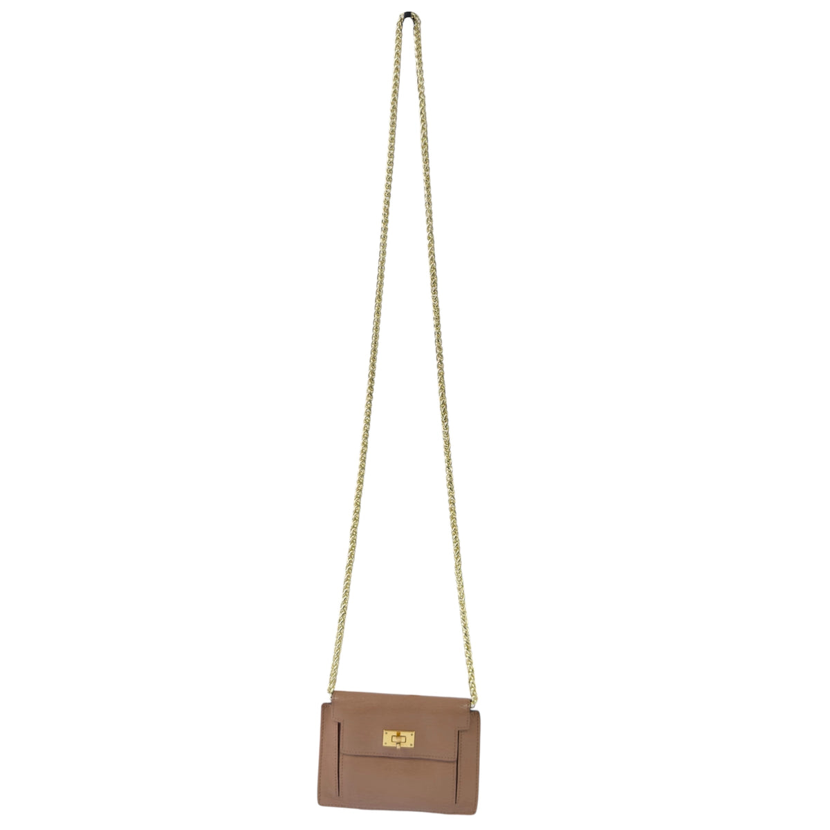 HERMES *自加鏈＞送無品牌長鏈* Kelly Pocket Compact Wallet 迷你小包 Y刻